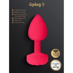 G Plug Größe S Neon Rose