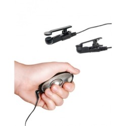 Shock Therapy Nipple Clamps Black/Silver