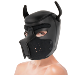 Neoprene Dog Mask With Removable Snout L