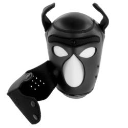 Máscara Cão de Neoprene com Focinho Removível L