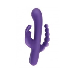 Vibrator Triplă Plăcere Usb Silicon