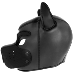Máscara Perro De Neopreno Con Hocico Extraíble L