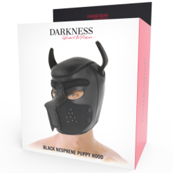 Máscara Perro De Neopreno Con Hocico Extraíble L