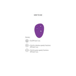 Xocoon Harnais Pulse Vibe Usb C/ Télécommande Violet