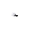 Plug Anal Noir Queue Lapin Blanc