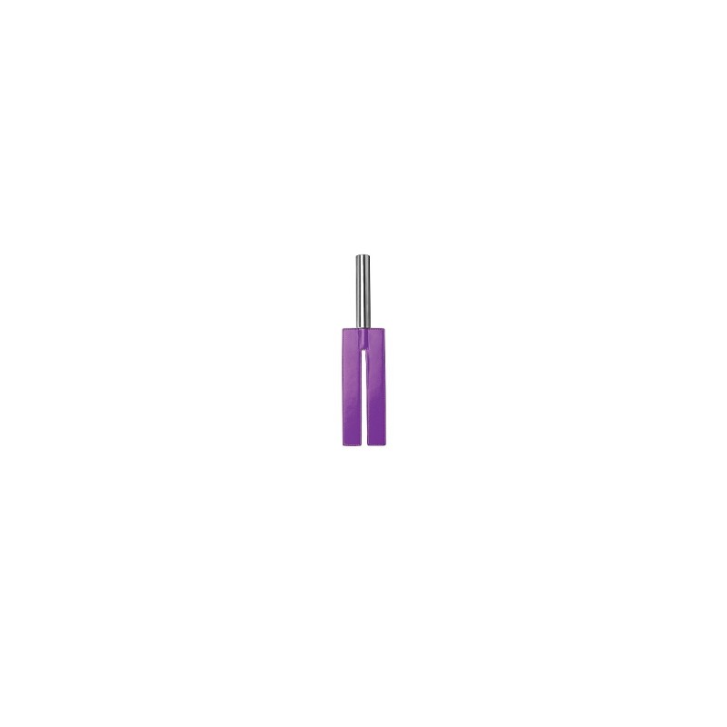 Leather Slit Paddle Lilac Leather Slit Paddle Lilac