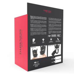 Neopren-Hundemaske mit abnehmbarer Schnauze M