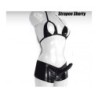 Shorty Strap-On szett, fekete