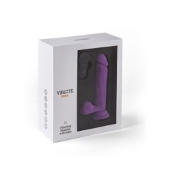 Vibrador Realístico R12" Roxo 14,4Cm C/ Controlo Remoto