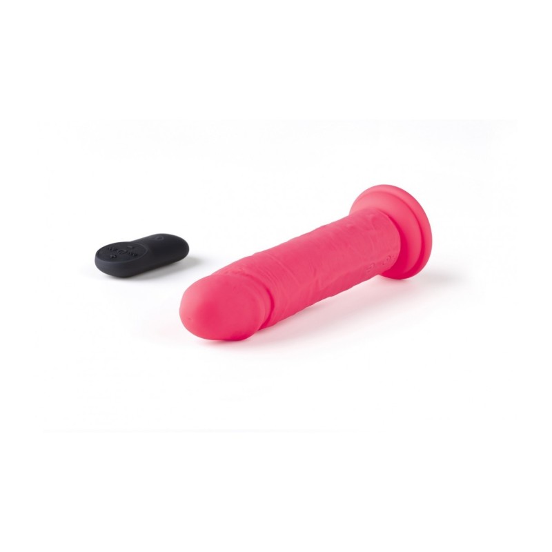 Vibrador Realístico R15" Rosa 16,5Cm C/ Controlo Remoto