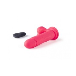 Realistični Vibrator R16" Rozi 16 Cm S Daljinskim Upravljačem"