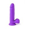 Realistisk Vibrator R16" Lilla 16 Cm M/ Fjernbetjening"