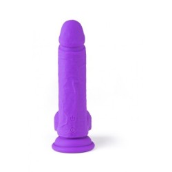 Vibrador Realístico R16" Roxo 16 Cm C/ Controlo Remoto"