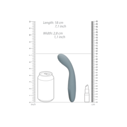 Vibrator Ultra Nežen Točka G Usb Siva