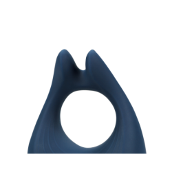 Vibrations-Penisring Spitzen Usb Blau