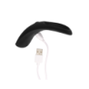 Vibrirajući Prsten za Penis zaobljenog oblika Usb Crni