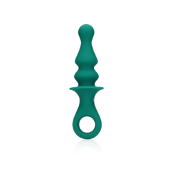 Vibrator Anal Silicon Pawn Striat Verde