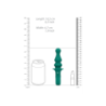 Anal Vibrator Silikone Pawn Riflet Grøn