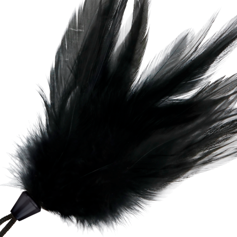 Black Stimulating Feather 17 cm Black Stimulating Feather 17 cm