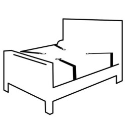 Fesselset für das Bett