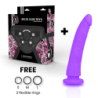 Toys Imbracatura + Dildo Lilla Silicone Medicale 17 Cm -O- 3 Cm