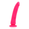 Toys Dildo + Arnes Rosa Medicinsk Silikone 20 Cm -O- 4 Cm