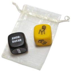 Speeltas met Sado Dobbelsteen 3 mm X 3 mm + Object Dobbelsteen