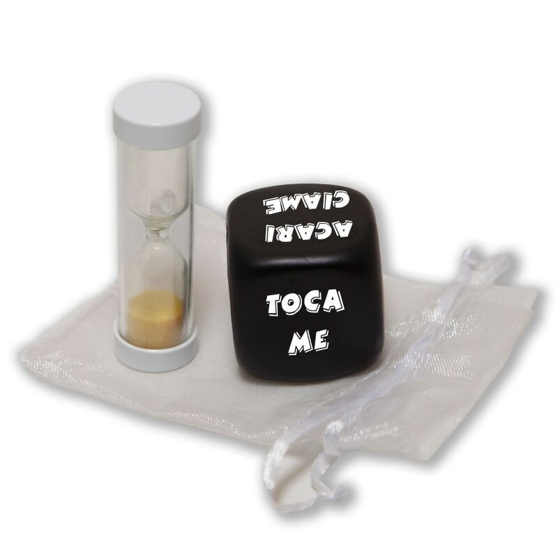 Action Dice With Sand Timer