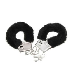Manette di Metallo Foderate Nere