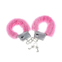 Manette di Metallo Foderate Rosa