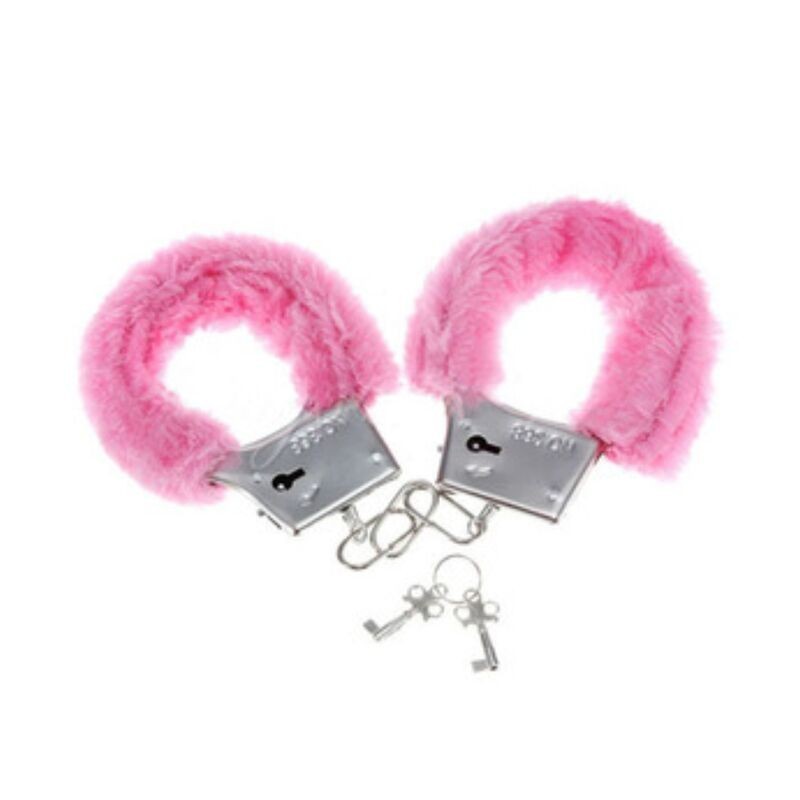 Manette di Metallo Foderate Rosa