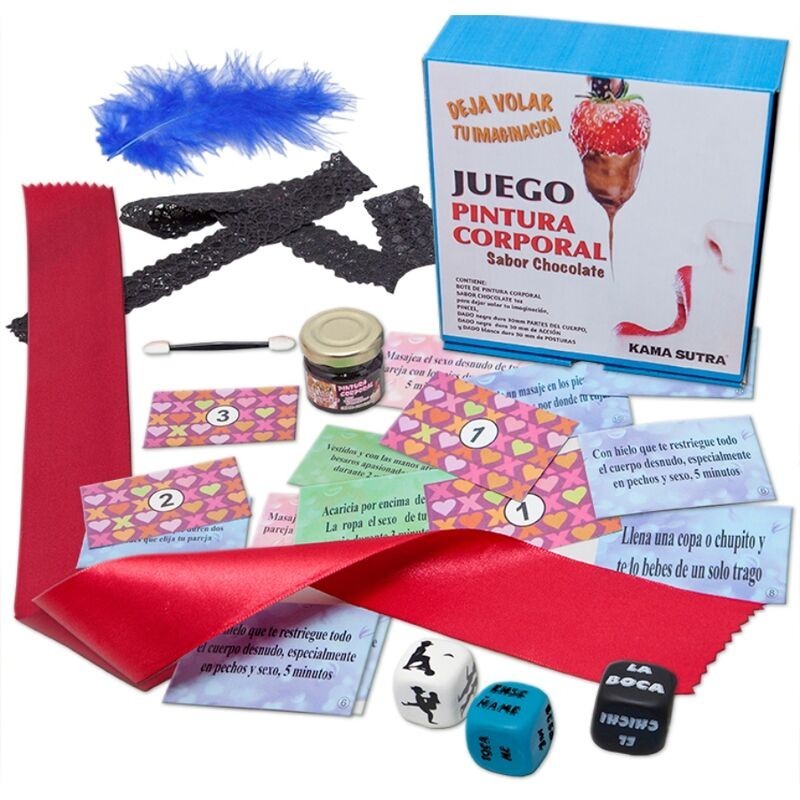 Jogo de Dados com Tinta Corporal