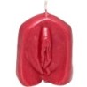 Sviečka Tvar Vagina Červená