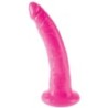 Dildo s přísavkou 17,8 cm - Růžová