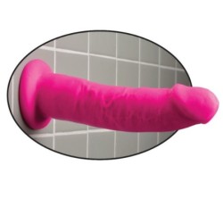Dildo Com Ventosa Rosa 22,9 Cm