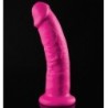 Dildo s prísavkou ružový 22,9 cm