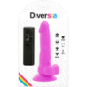 Lankstus vibruojantis violetinis dildo 18 cm -O- 4 cm