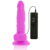 Gode flexible avec vibration violet 18 cm -O- 4 cm