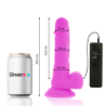 Gode Flexible Avec Vibration Lila 20.5 Cm -O- 4.2 Cm