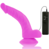 Fleksibilni Dildo S Vibracijom Lila 21.5 Cm -O- 4.5 Cm