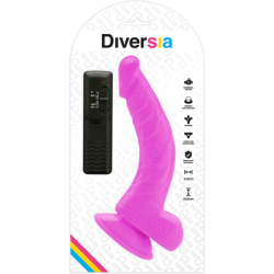 Elastīgs Vibrējošs Dildo Lilā Krāsā 21.5 Cm -O- 4.5 Cm