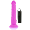 Flexibler Dildo mit Vibration Lila 21 Cm -O- 4.9 Cm