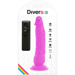 Paindlik Lilla Vibraator Dildo 21 Cm -O- 4.9 Cm