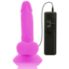 Dildo Flessibile Con Vibrazione Viola 17 Cm -O- 3.3 Cm