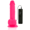 Fleksibilni Dildo Z Vibracijo Roza 20.5 Cm -O- 4.2 Cm