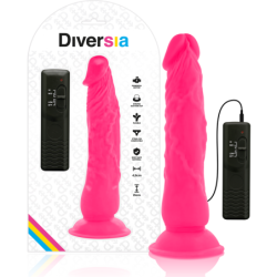 Elastyczne Dildo Z Wibracjami Różowe 21 Cm -O- 4.9 Cm