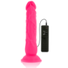 Flexibler Dildo mit Vibration Rosa 21 Cm -O- 4.9 Cm