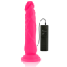 Flexibele Dildo met Vibratie Roze 21 Cm -O- 4.9 Cm