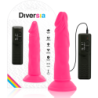 Fleksibel Dildo Med Vibration Rosa 23 Cm -O- 4.3 Cm