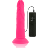Dildo Flexible Amb Vibració Rosa 23 Cm -O- 4.3 Cm